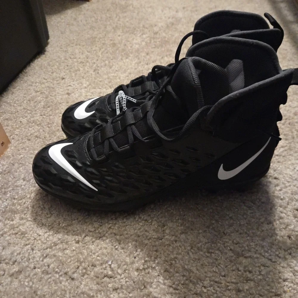 Nike Force Savage‎ Varsity TD Cleats US Size 14 Brand New Black And White